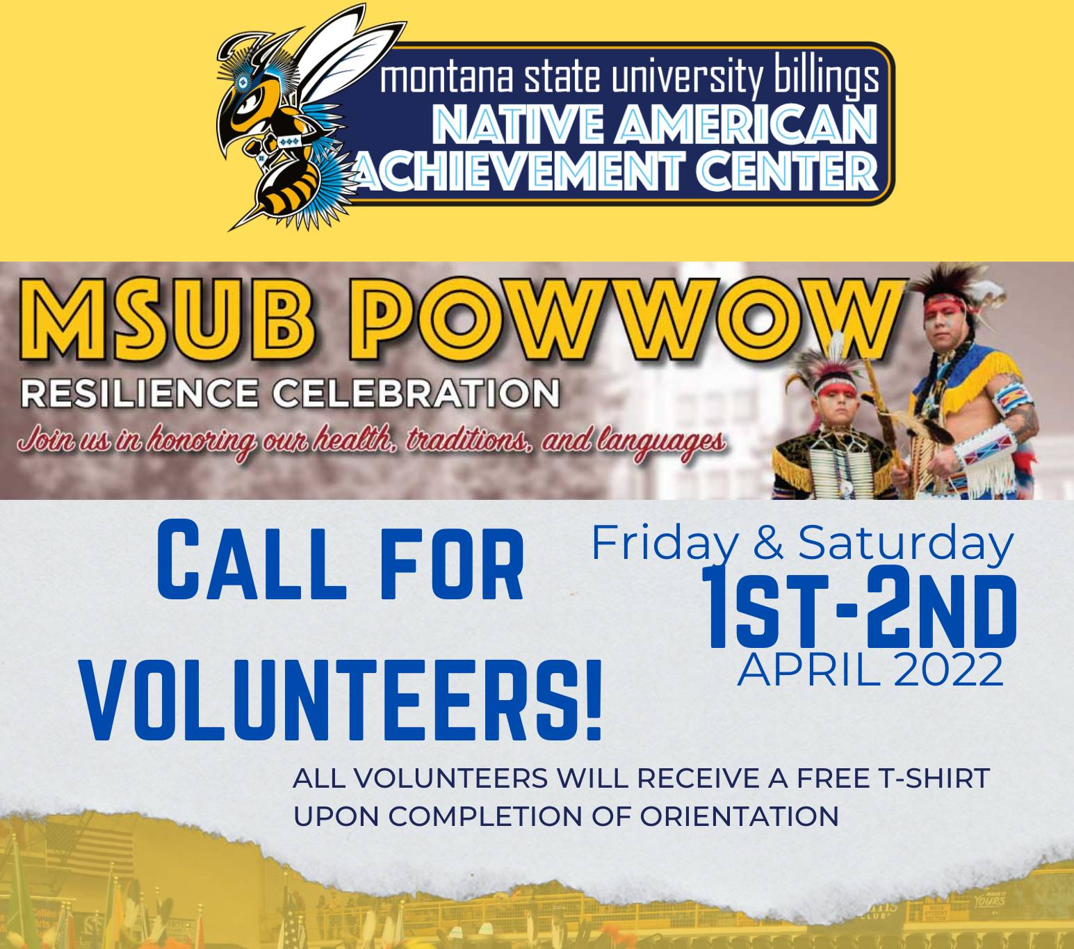 Powwow Volunteer Training MSU Billings
